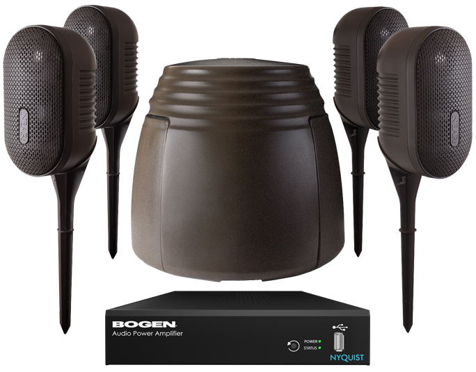 Bogen Nearscapes 4.1 dsp speakers
