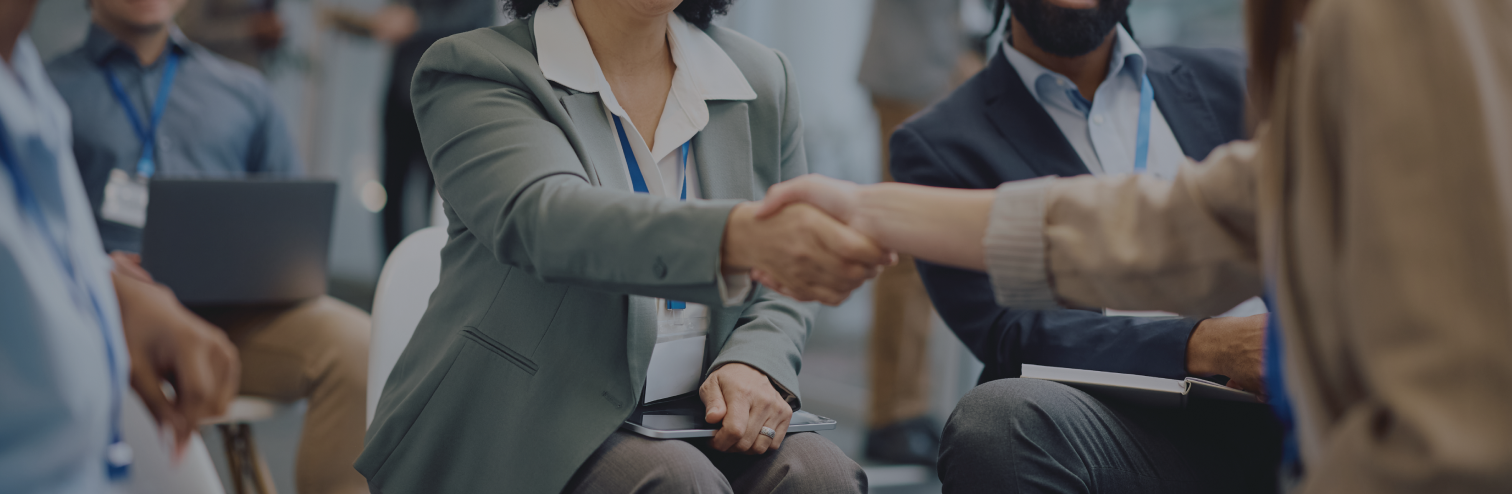 professionals shaking hands
