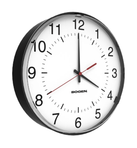 Bogen standard slimline clock