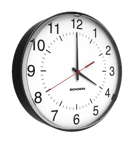 BCAP round standard clock with slimlines
