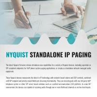 Nyquist Standalone IP Paging Brochure