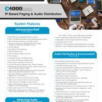 Nyquist C4000 System Features  List