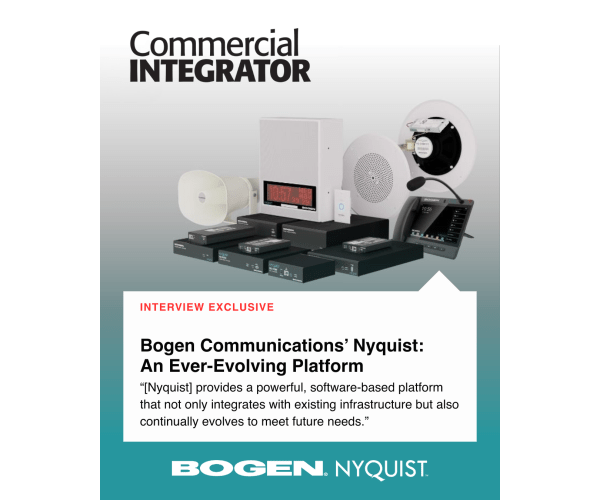 Bogen Commercial Integrator Interview-2025